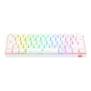 teclado gamer | redragon dragonborn k630w rgb sp | blanco | mecánico | compacto 60% | switch red | rgb