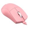 mouse gamer | redragon king 1k m724p | rosa | usb | 12.400 dpi | ultraligero