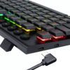 teclado gamer redragon k618 sp horus fs rgb switch rojo