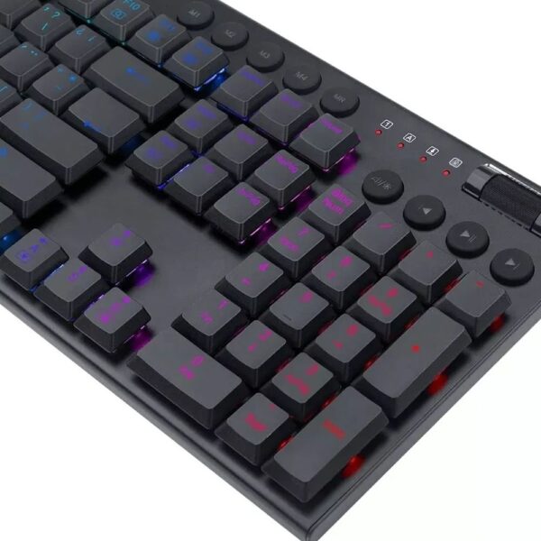 teclado gamer redragon k618 sp horus fs rgb switch rojo