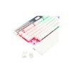 teclado gamer | redragon yama k550 white | mecánico | blanco | rgb | teclado numérico | reposamuñecas | switch red | usb