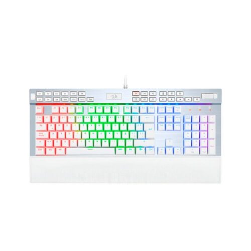 Teclado Gamer | Redragon Yama K550 White | Mecánico | Blanco | RGB | Teclado Numérico | Reposamuñecas | Switch Red | USB Teclado Gamer | Redragon Yama K550 White | Mecánico | Blanco | RGB | Teclado Numérico | Reposamuñecas | Switch Red | USB