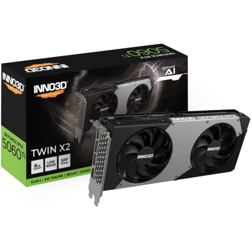 Placa de Video INNO3D NVIDIA Geforce RTX 5060 Ti 8GB GDDR7 TWIN X2