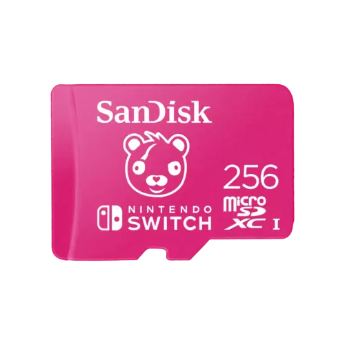 Tarjeta de Memoria Sandisk MicroSDXC 256GB UHS-I Card C10 U3 100Mb for Nintendo Switch Fortnite Edition