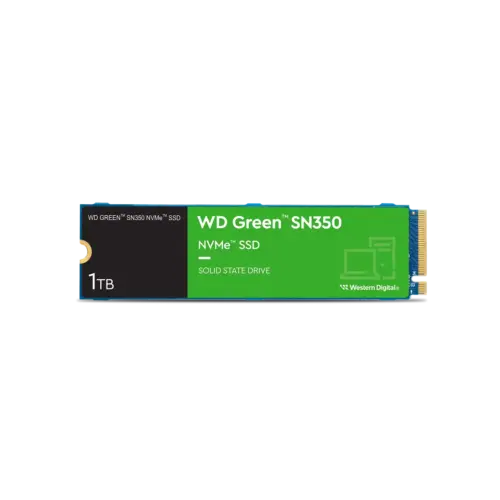 Disco Interno SSD WD Green SN350 1TB M.2 2280 NVMe PCIe 3.0 2400MB/S