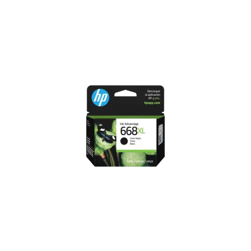 Cartucho de Tinta HP 668XL Negro Alto Rendimiento