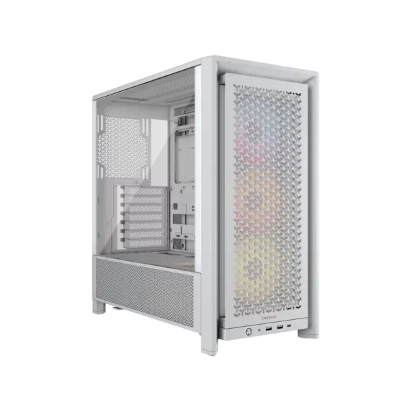 Gabinete CORSAIR FRAME 4000D RS ARGB Mid Tower Blanco