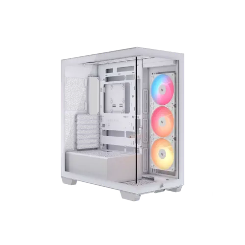Gabinete CORSAIR 3500X RS-R ARGB Mid Tower Blanco