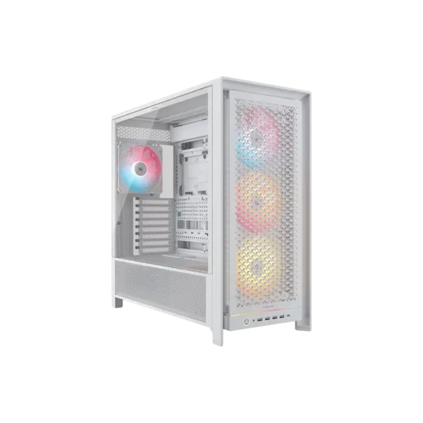 Gabinete CORSAIR FRAME 5000D RS ARGB Mid Tower Aire Elevado blanco