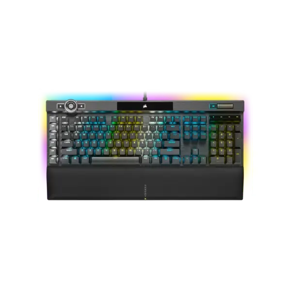 Teclado gamer CORSAIR K100 RGB - CHERRY MX Speed Negro