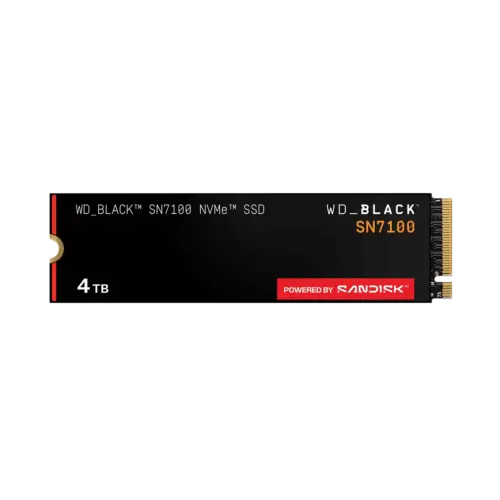Disco Interno SSD WD Black SN7100 4TB M.2 2280 NVMe PCIe 4.0 7000MB/S