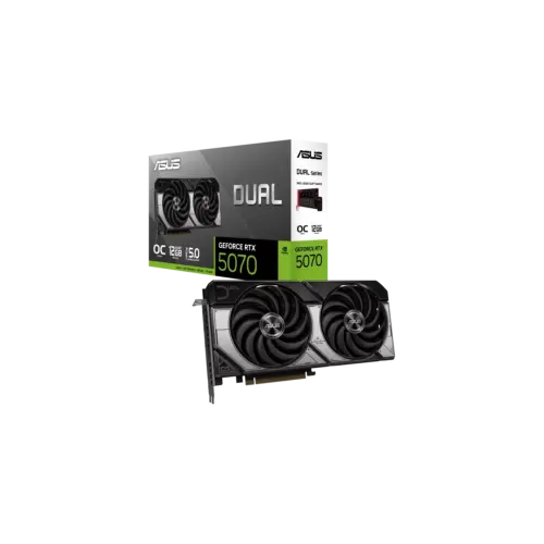 Placa de Video ASUS NVIDIA GeForce DUAL RTX5070 O12G GDDR7