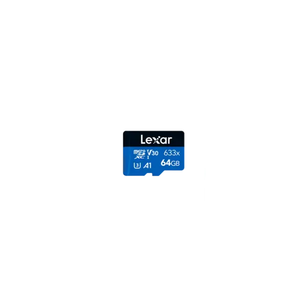 Tarjeta microSDXC Lexar  633x 64GB UHS-I C10 sin adaptador
