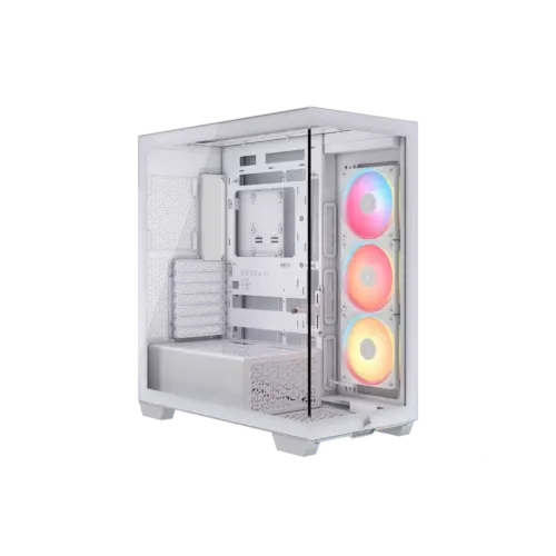 Gabinete CORSAIR 3500X LX-R RGB iCUE LINK Mid Tower Blanco