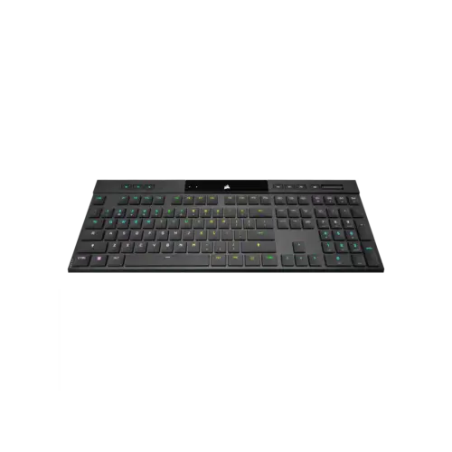 Teclado gamer CORSAIR RGB ultradelgado K100 AIR WIRELESS CHERRY MX Ultra Low Profile