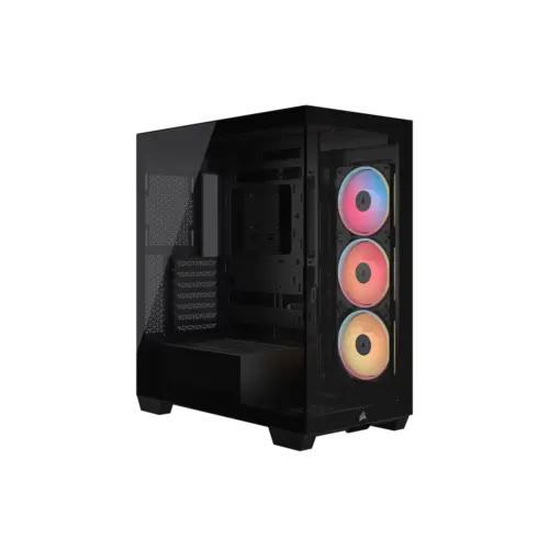 Gabinete CORSAIR 3500X LX-R RGB iCUE LINK Mid Tower Negro
