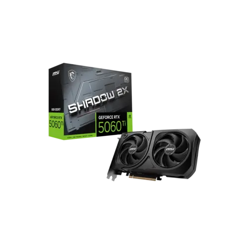 Placa de Video MSI NVIDIA GeForce RTX 5060 Ti 8G SHADOW 2