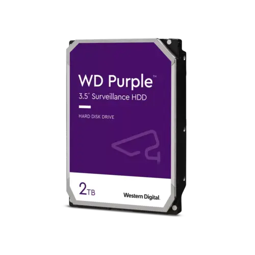 Disco Interno HDD WESTERN DIGITAL Purple 2TB 3.5″ SATA 3.0 5400rpm