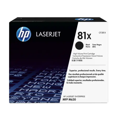 Tóner HP 81X Negro Alto Rendimiento
