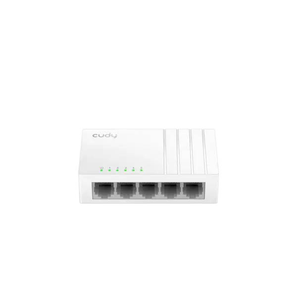 Switch Cudy 5 puertos Gigabit - Split USB-C sin trafo