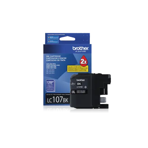 Cartucho tinta LC107BK Negro