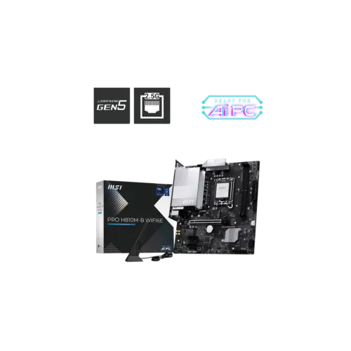 Motherboard MSI PRO H810M-B WIFI6E LGA 1851 DDR5