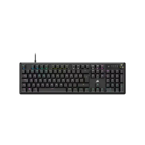 Teclado gamer mecánico CORSAIR K70 CORE RGB: Negro (EN)