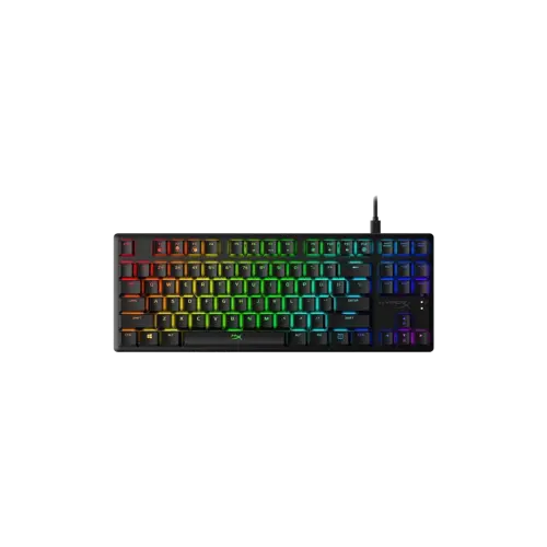Teclado c/Cable HYPERX Alloy Origins Core Red US Negro
