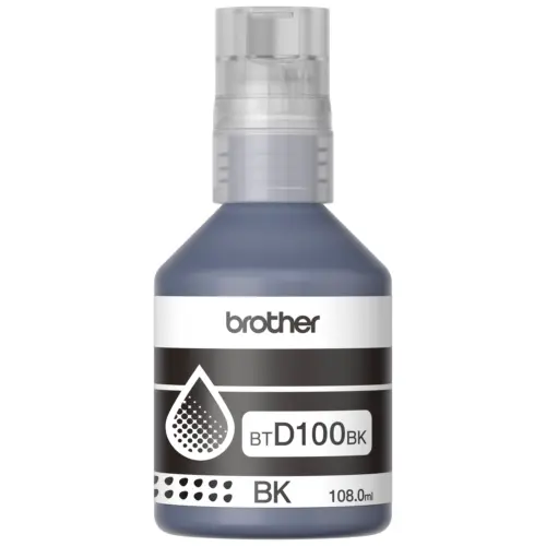 Botella de tinta Brother BTD100 Negra