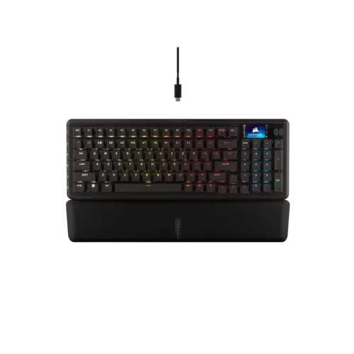Teclado gamer mecanico CORSAIR VANGUARD 96, CORSAIR MLX Plasma
