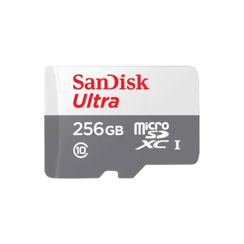 Tarjeta de Memoria SANDISK Ultra MicroSDXC 256GB UHS-I U1 V10 c/adap
