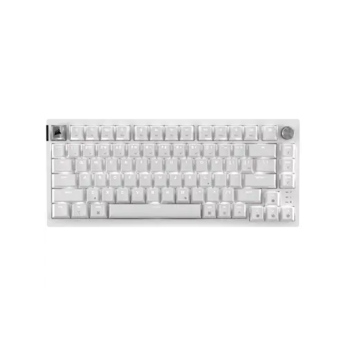 Teclado gamer mecanico CORSAIR K65 PLUS 75% RGB Mac/PC – Frost White