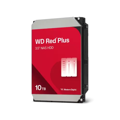 Disco Interno HDD WESTERN DIGITAL Red Plus10TB 3.5″ SATA 3.0 7200rpm