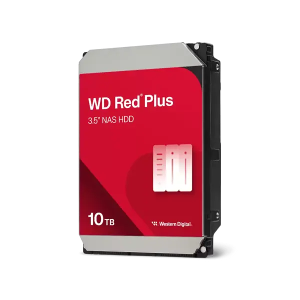 Disco Interno HDD WESTERN DIGITAL Red Plus10TB 3.5" SATA 3.0 7200rpm