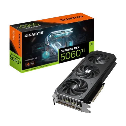 Placa de Video GIGABYTE NVIDIA GeForce RTX 5060 Ti GAMING OC 8G