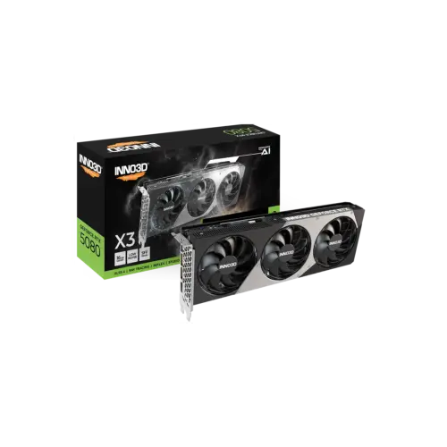 Placa de Video INNO3D NVIDIA Geforce RTX 5080 16GB GDDR7 X3