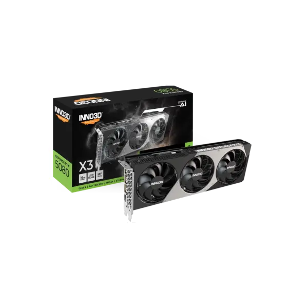 Placa de Video INNO3D NVIDIA Geforce RTX 5080 16GB GDDR7 X3