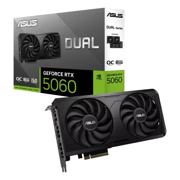 Placa de Video ASUS NVIDIA GeForce DUAL RTX5060 O8