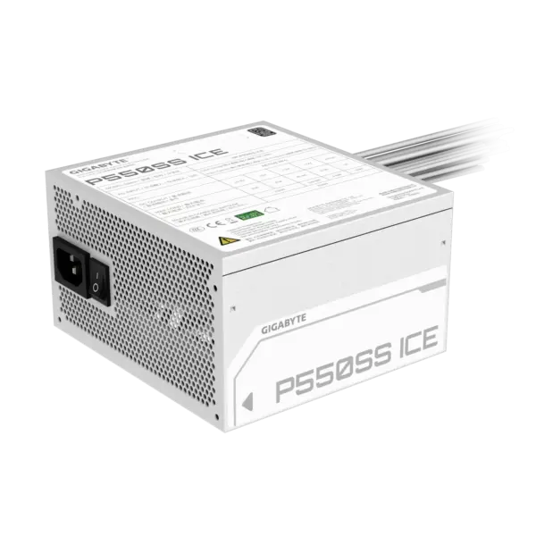 Fuente GIGABYTE P550S 550W 80 PLUS Silver Blanca
