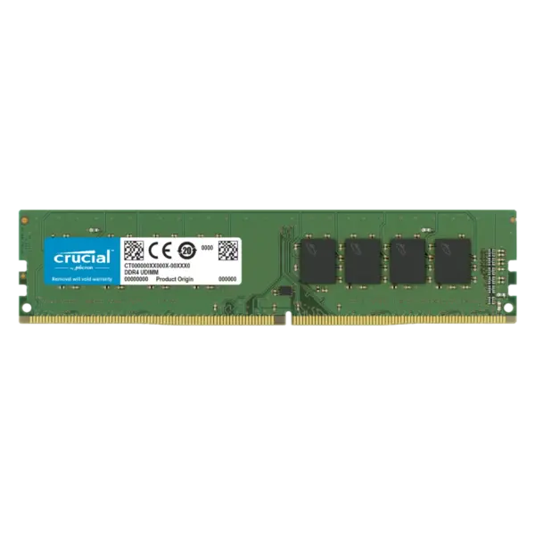 Memoria Ram UDIMM CRUCIAL CT 8GB DDR4 3200MHz CL22 1.20V Single Verde