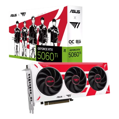 Placa de Video ASUS NVIDIA GeForce T1 RTX5060TI 08